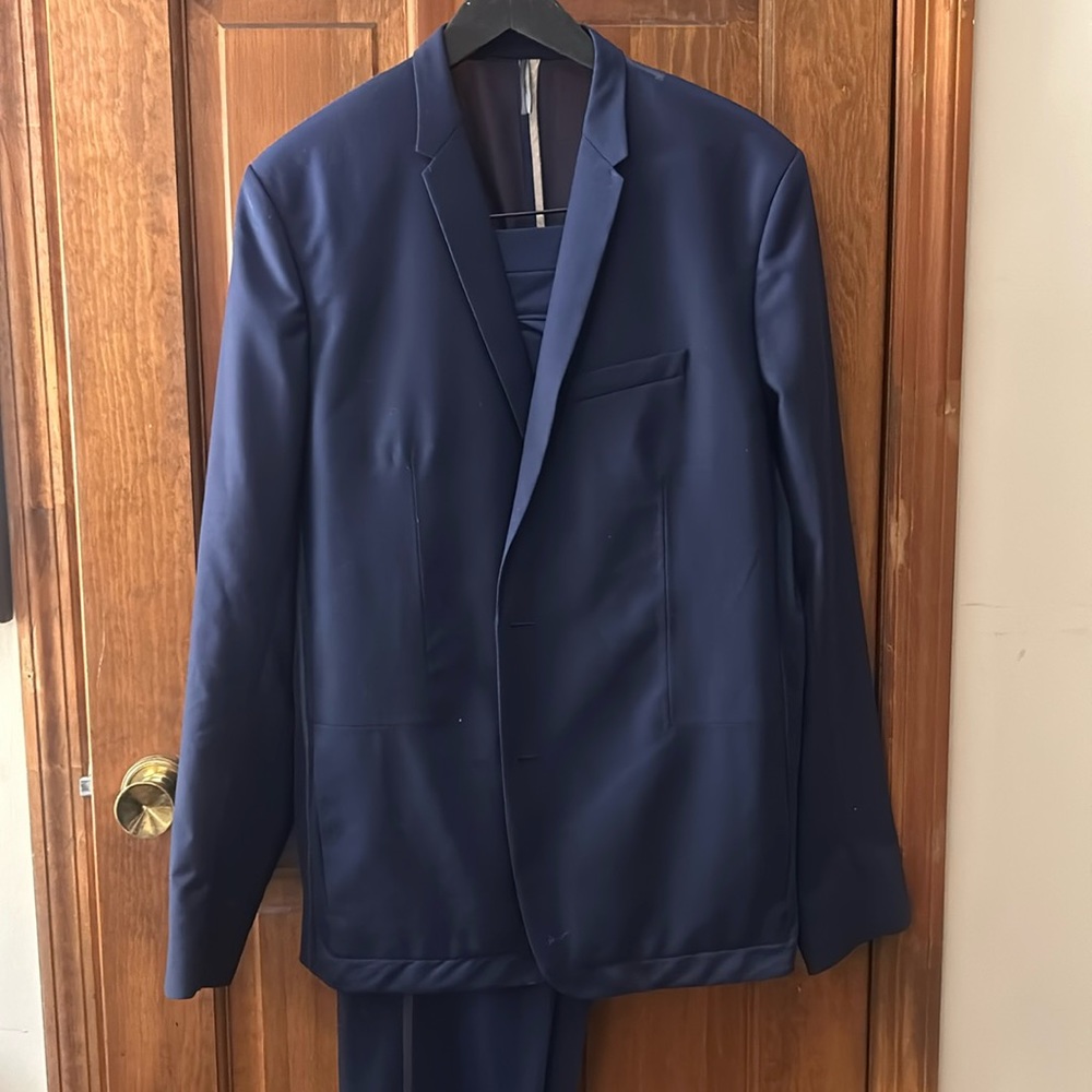 Dior men Runway sheer back mesh suit